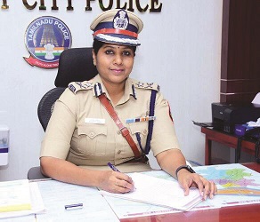 திருச்சி மாநகர காவல் ஆணையர் சத்தியபிரியா